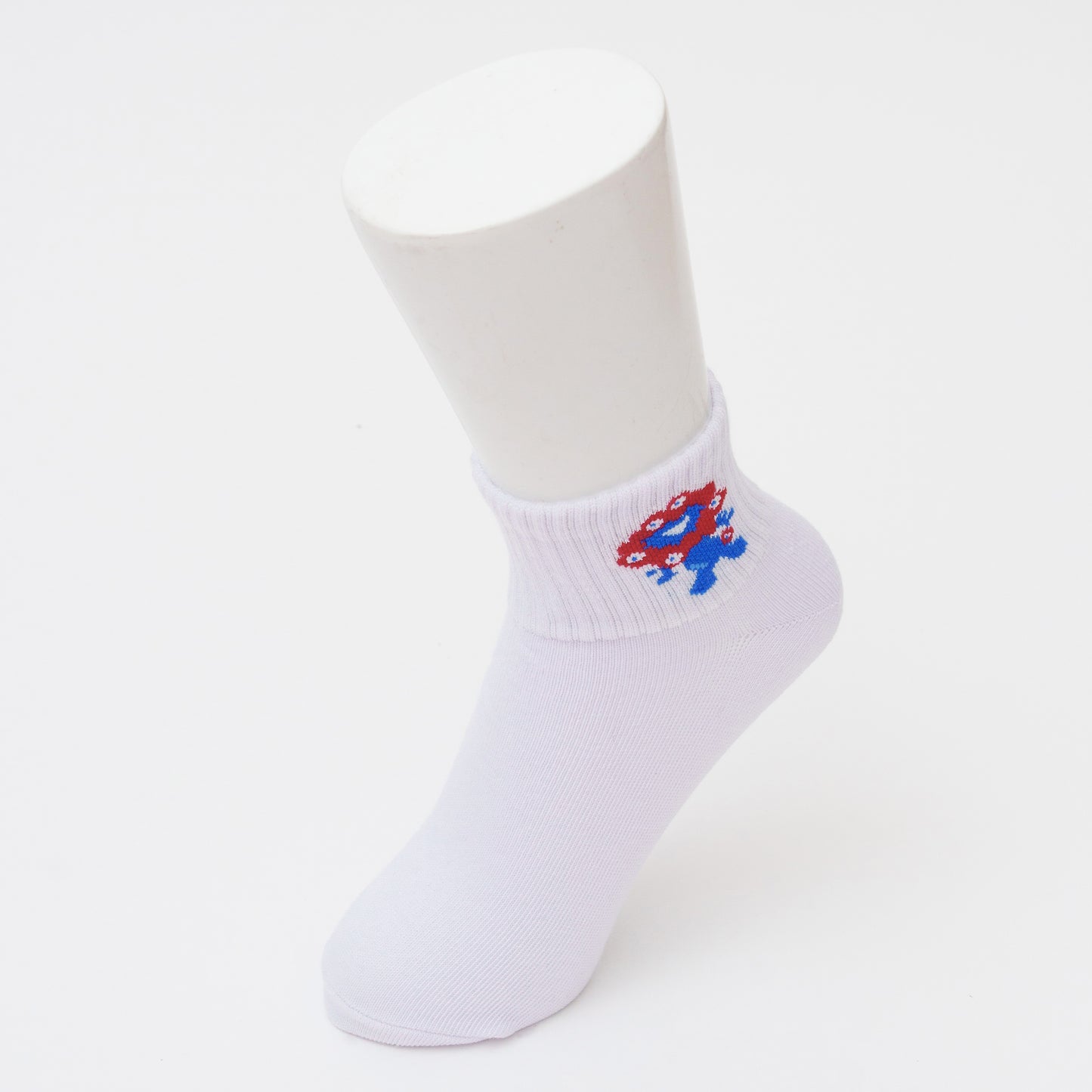 EXPO2025 ミャクミャク ソックス表裏柄ショート丈 ホワイト 23-25cm LADIES