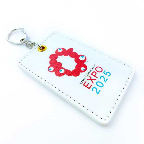万博25ロゴ PUレザーキーホルダー