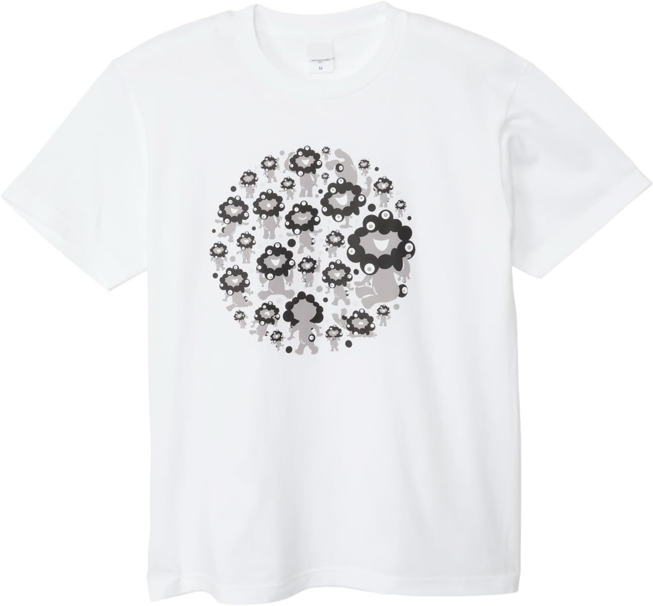 EXPO2025 ミャクミャクTシャツ ポーズ黒SMA/201 L