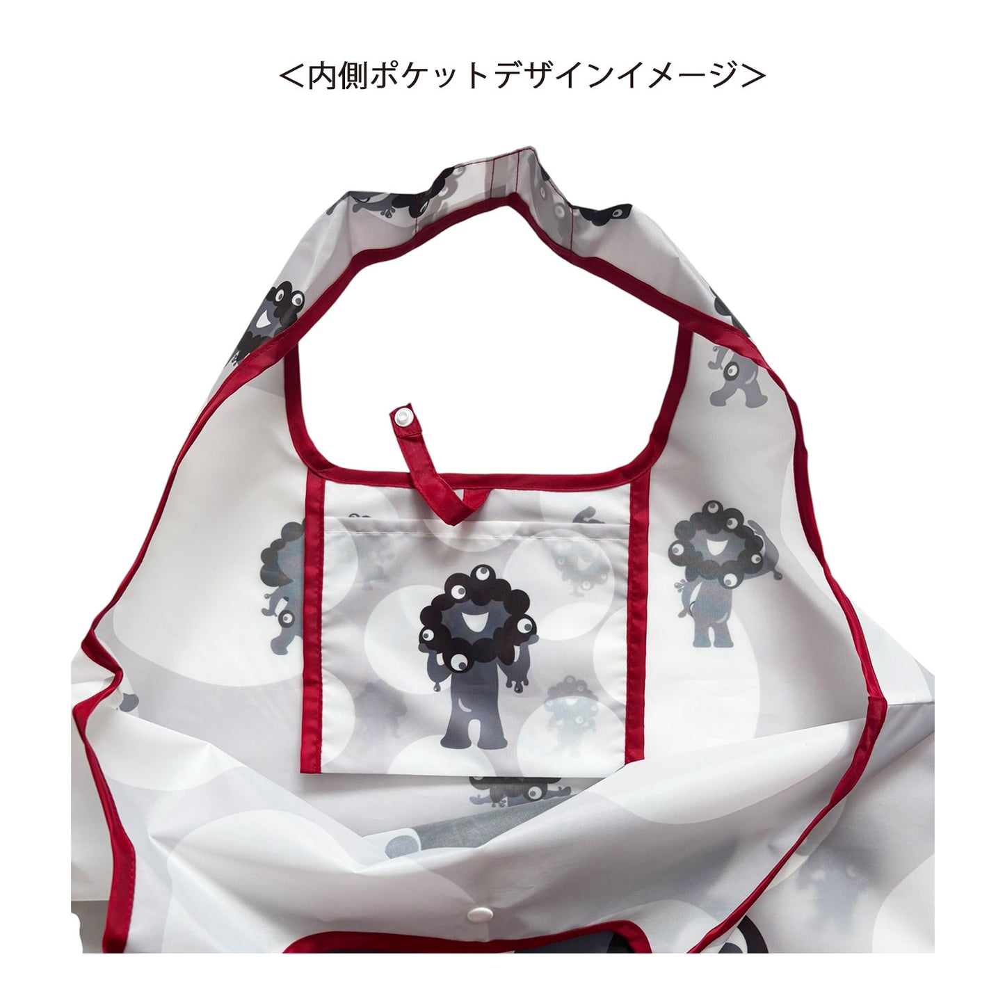 EXPO2025 ミャクミャク ショピングバッグL ドット 黒 SMA/191