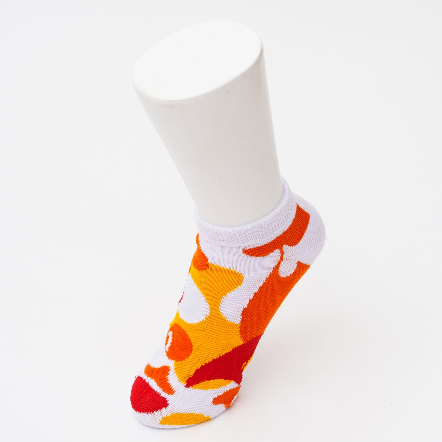 EXPO2025 ミャクミャク ソックス WORLD柄 オレンジ25-27cm MENS