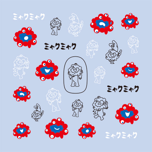 EXPO2025　ミャクミャク　ネイルシール２