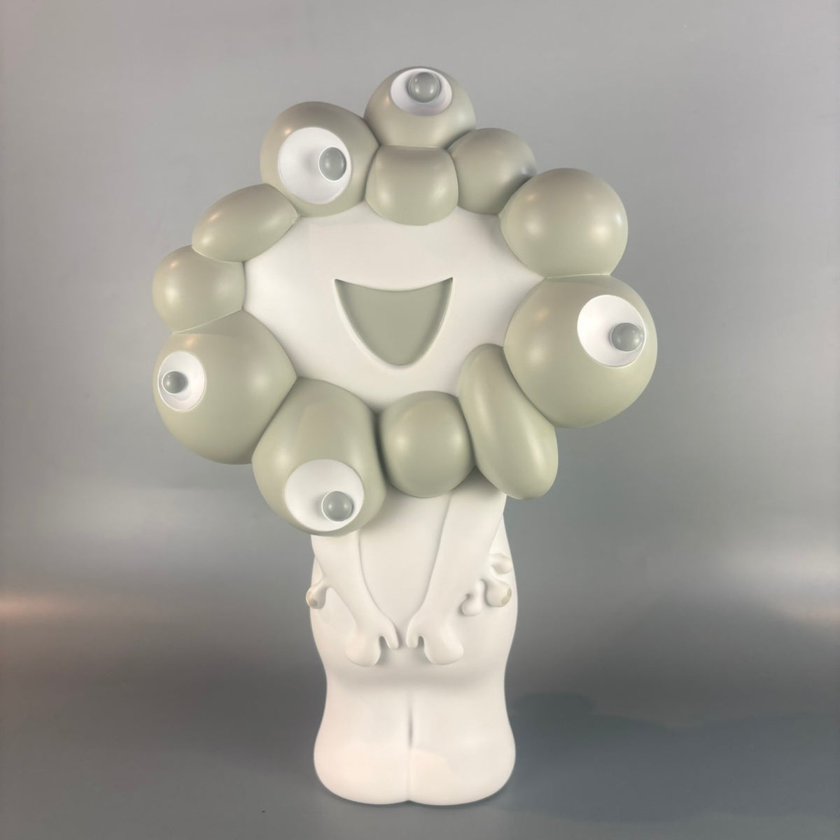 ソフビ貯金箱　ホワイト