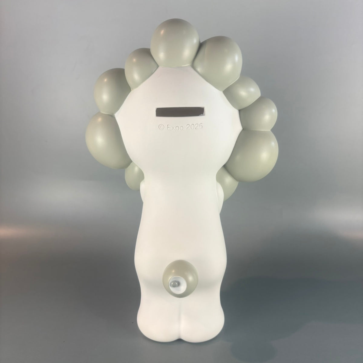 ソフビ貯金箱　ホワイト