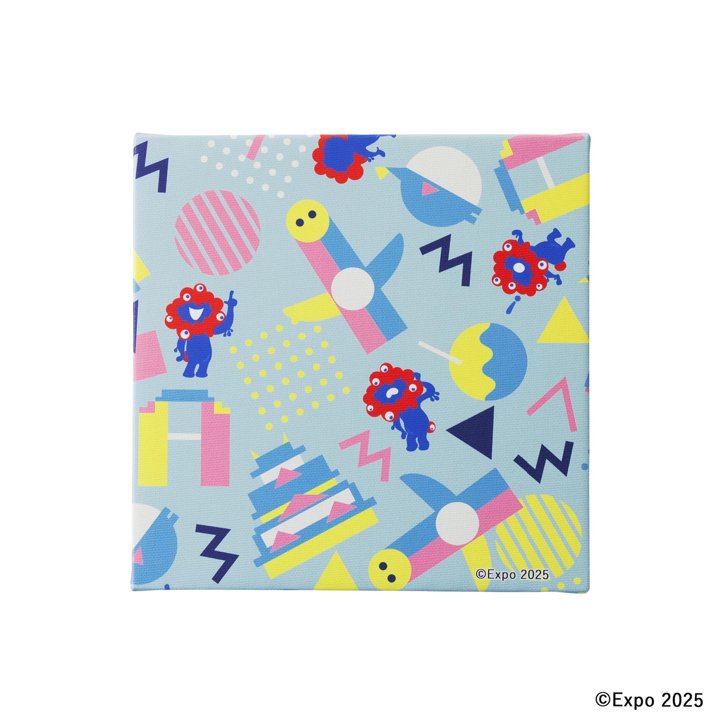 EXPO2025　ミャクミャク　キャンバスジクレー印刷　レトロポップ1　SO号