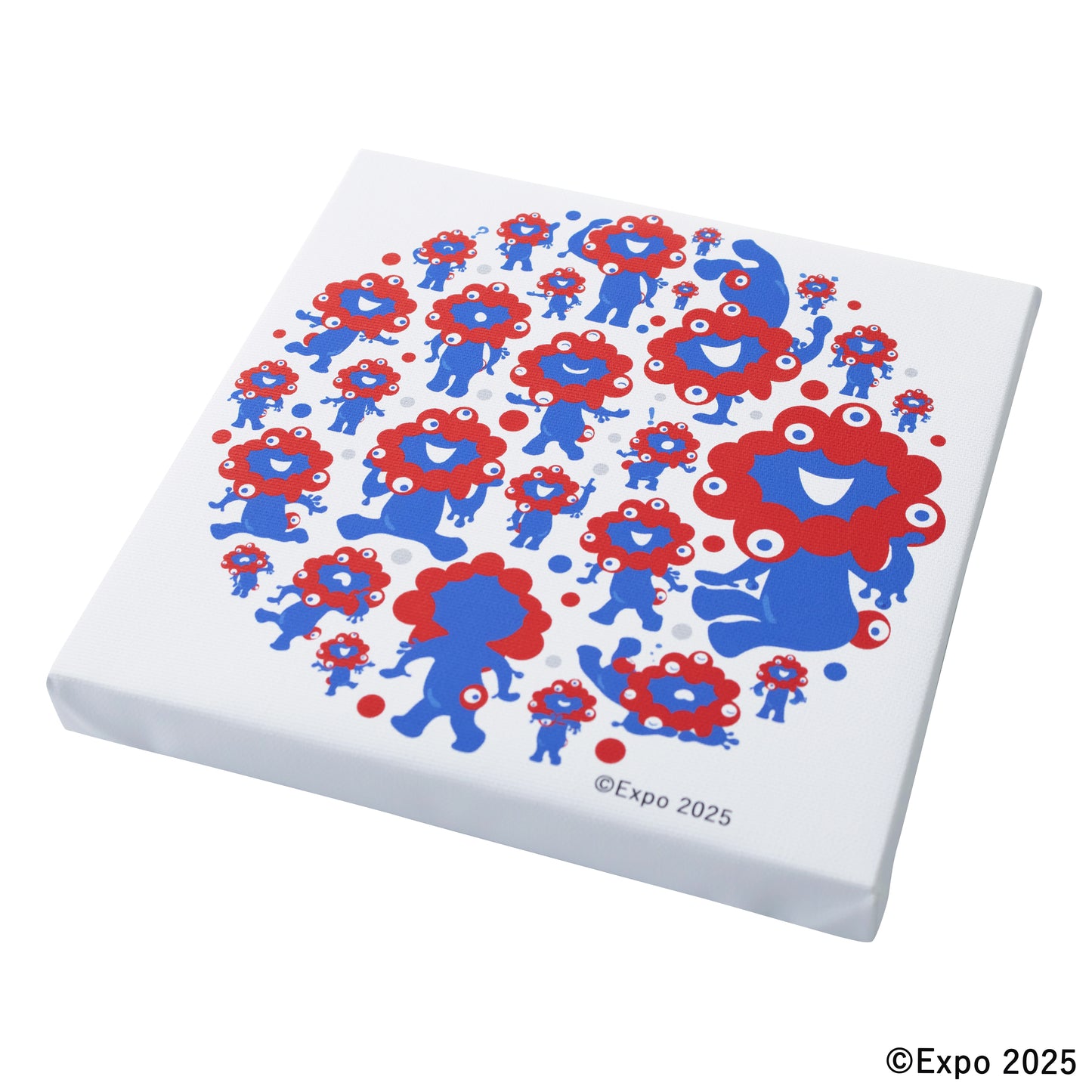 EXPO2025　ミャクミャク　キャンバスジクレー印刷　集合SO号