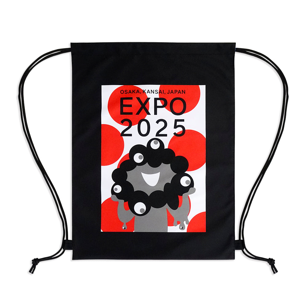 EXPO2025　ミャクミャク　ナップザック　Mid century 黒