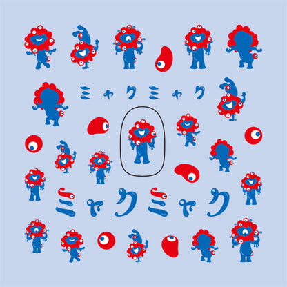 EXPO2025　ミャクミャク　ネイルシール１