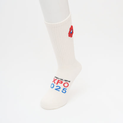 EXPO2025　ミャクミャク　ソックス　相良刺繍　25-27cm　MENS