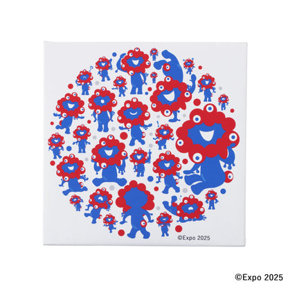 EXPO2025　ミャクミャク　キャンバスジクレー印刷　集合SO号