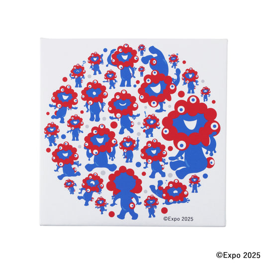 EXPO2025　ミャクミャク　キャンバスジクレー印刷　集合SO号