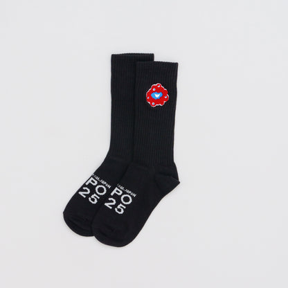 EXPO2025　ミャクミャク　ソックス　相良刺繍　23-25cm　LADIES