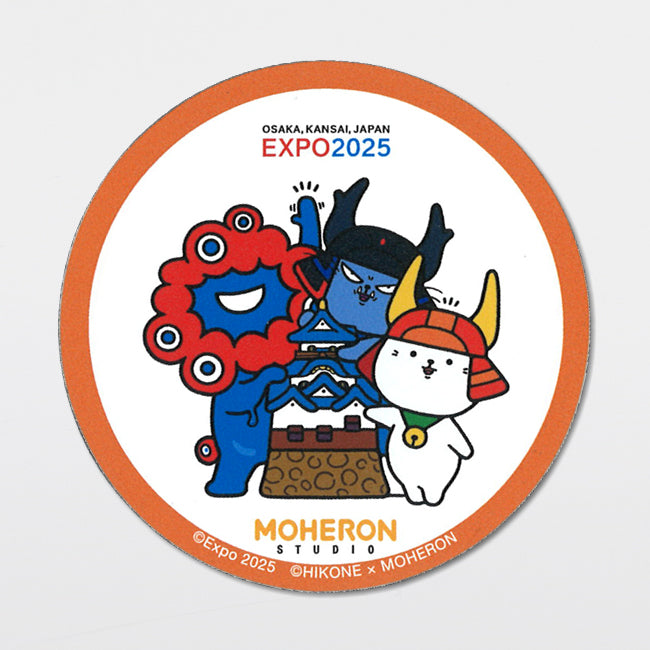 EXPO2025　ミャクミャク　【ひこにゃん】　マグネットステッカーB