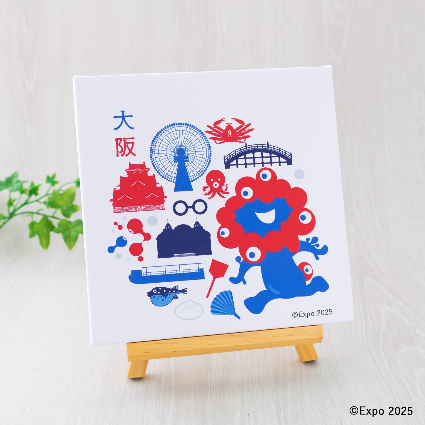 EXPO2025　ミャクミャク　キャンバスジクレー印刷　大阪　SO号