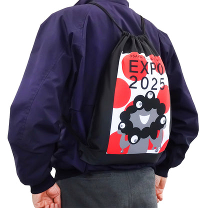EXPO2025　ミャクミャク　ナップザック　Mid century 黒