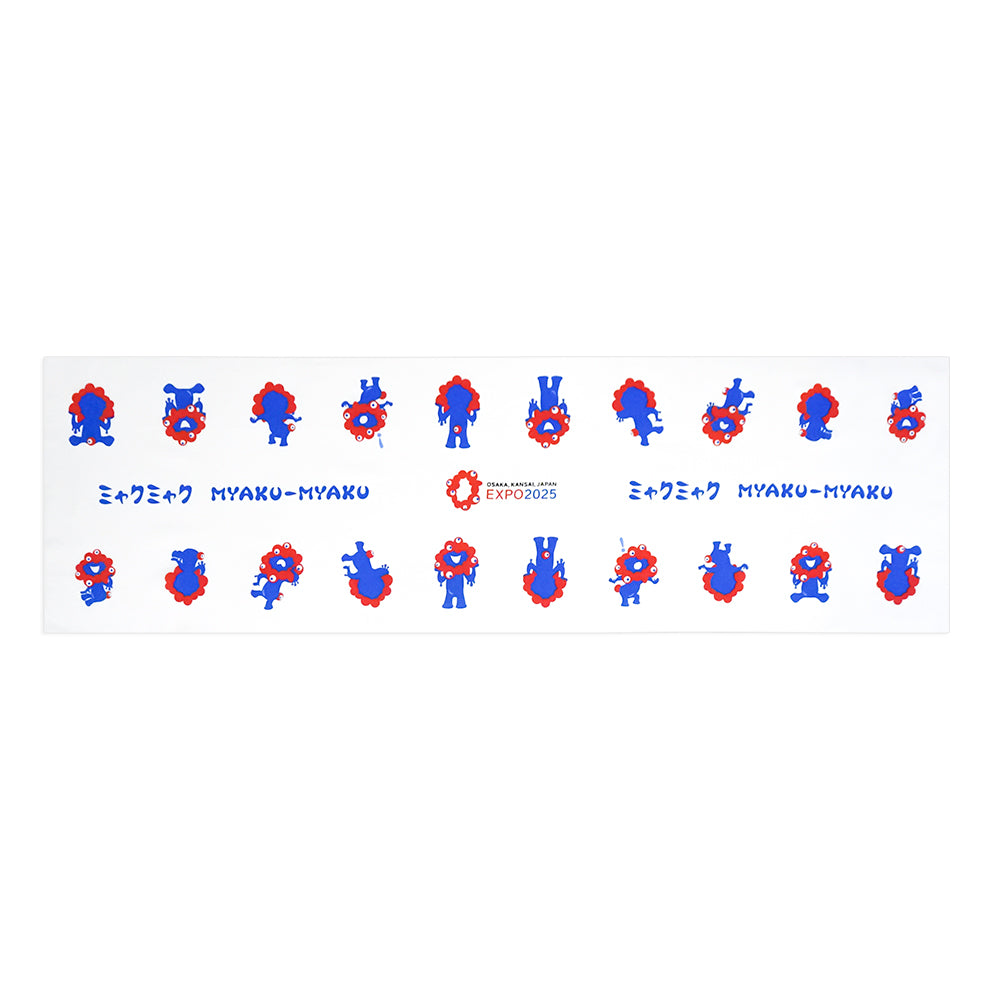 EXPO2025　ミャクミャク　ハチマキ手ぬぐい　各種ポーズ