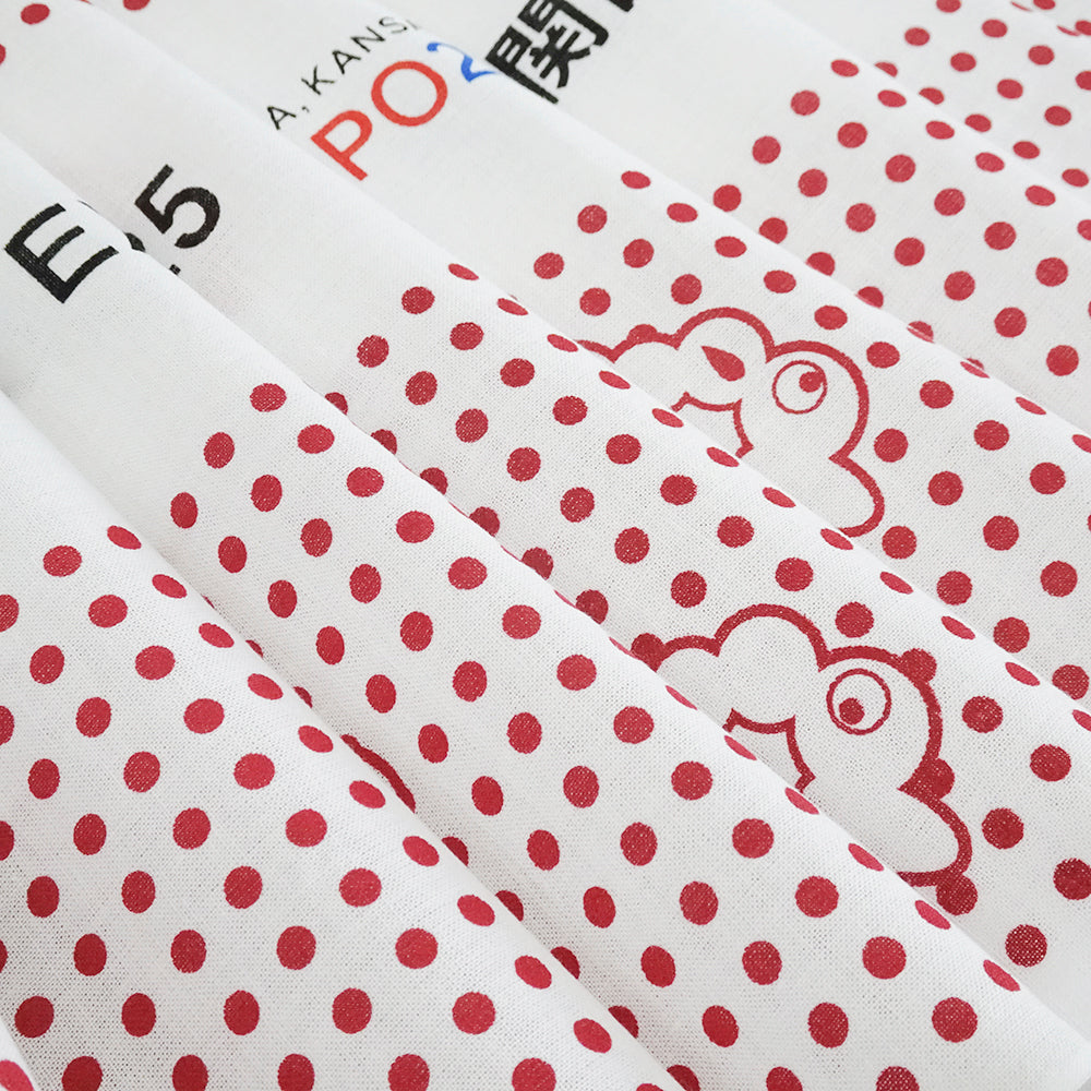 EXPO2025　ミャクミャク　ハチマキ手ぬぐい　豆絞り　