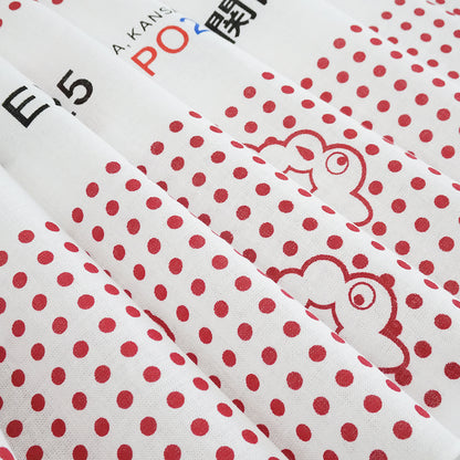 EXPO2025　ミャクミャク　ハチマキ手ぬぐい　豆絞り　