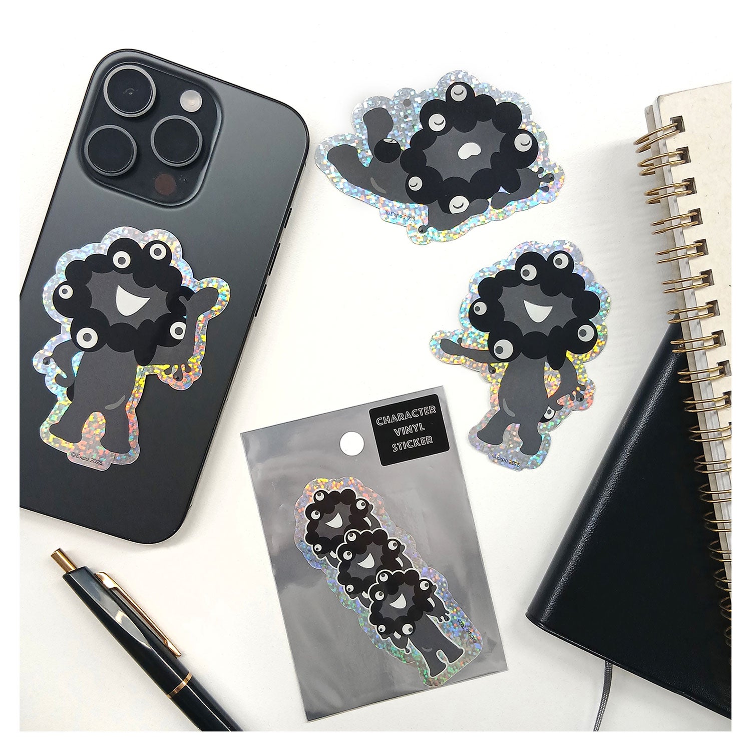 EXPO2025 ミャクミャクステッカー ライン黒 SMA/216 – 丸善ジュンク堂