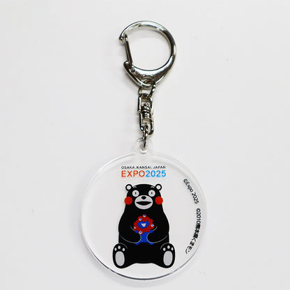 EXPO2025　ミャクミャク　【くまモン】　アクリルチャーム　キーホルダーB