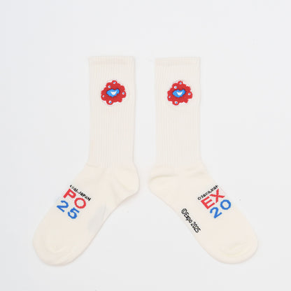 EXPO2025　ミャクミャク　ソックス　相良刺繍　25-27cm　MENS