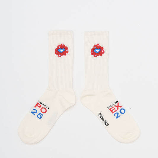 EXPO2025　ミャクミャク　ソックス　相良刺繍　25-27cm　MENS