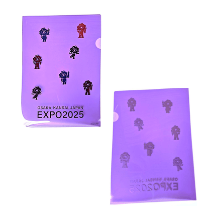 EXPO2025　ミャクミャク　箔押しクリアファイル5種セット