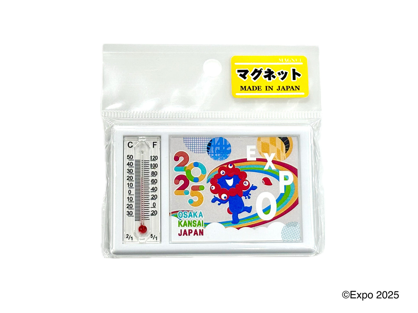 EXPO2025　温度計マグネット　レインボー