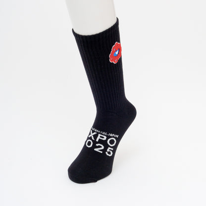 EXPO2025　ミャクミャク　ソックス　相良刺繍　25-27cm　MENS