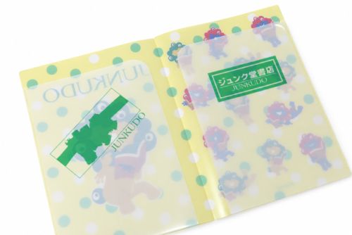 EXPO2025　ミャクミャク＆ジュンク堂書店　ポケット付きクリアファイル