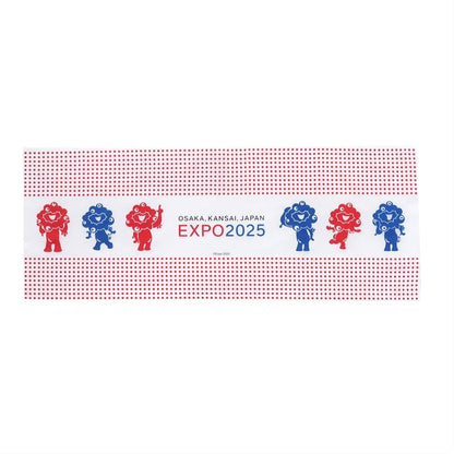 EXPO2025　手ぬぐい　ミャクミャク　豆絞り