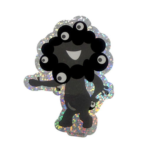 EXPO2025　ミャクミャクステッカー　シェイク黒　SMA/215