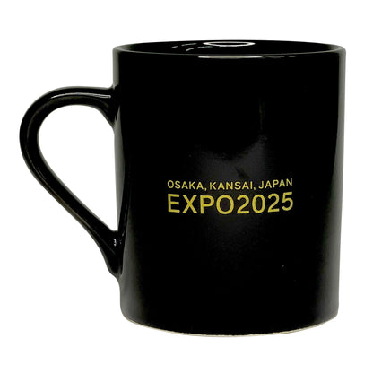 EXPO2025　ミャクミャク　マグカップ（BK)