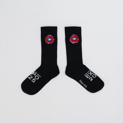 EXPO2025　ミャクミャク　ソックス　相良刺繍　23-25cm　LADIES