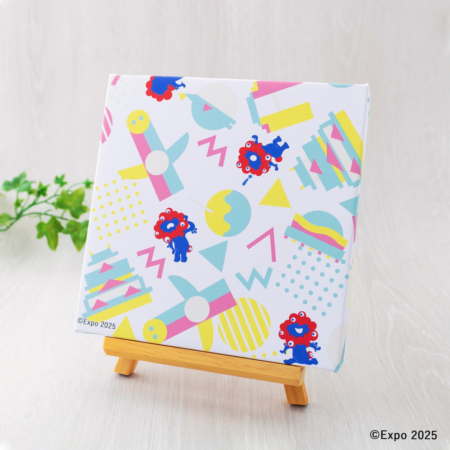 EXPO2025　ミャクミャク　キャンバスジクレー印刷　レトロポップ2　SO号