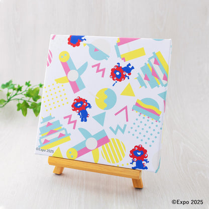 EXPO2025　ミャクミャク　キャンバスジクレー印刷　レトロポップ2　SO号