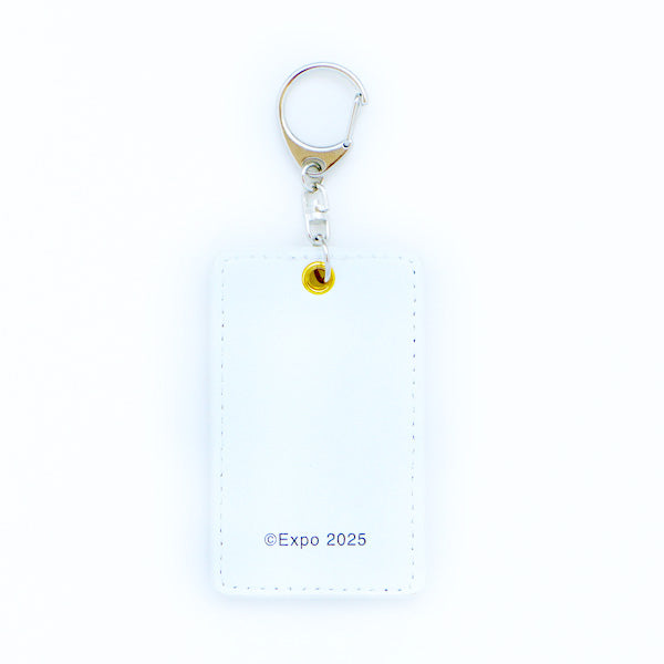 万博25ロゴ　PUレザーキーホルダー