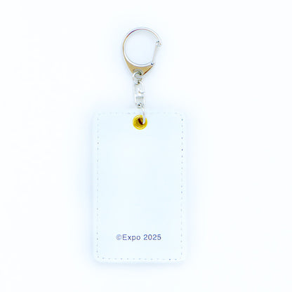 万博25ロゴ　PUレザーキーホルダー