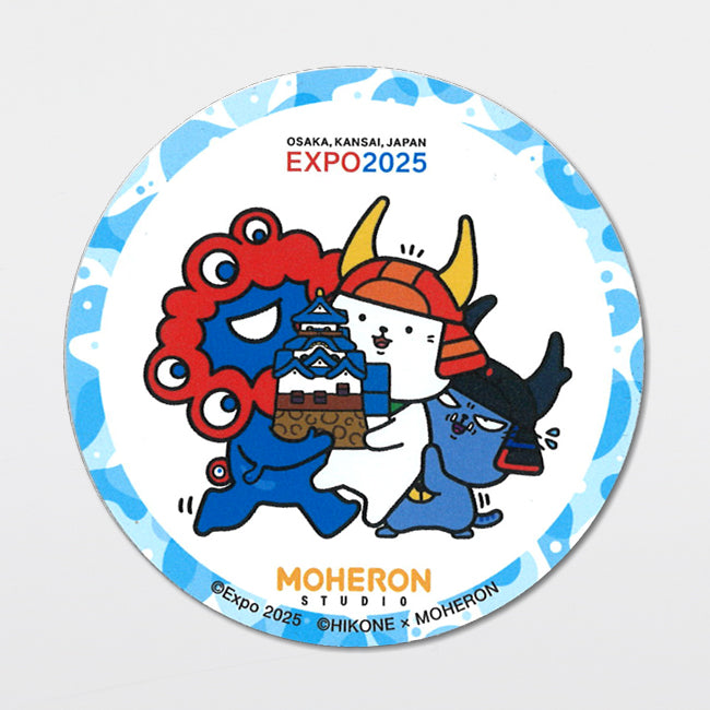 EXPO2025　ミャクミャク　【ひこにゃん】　マグネットステッカーA
