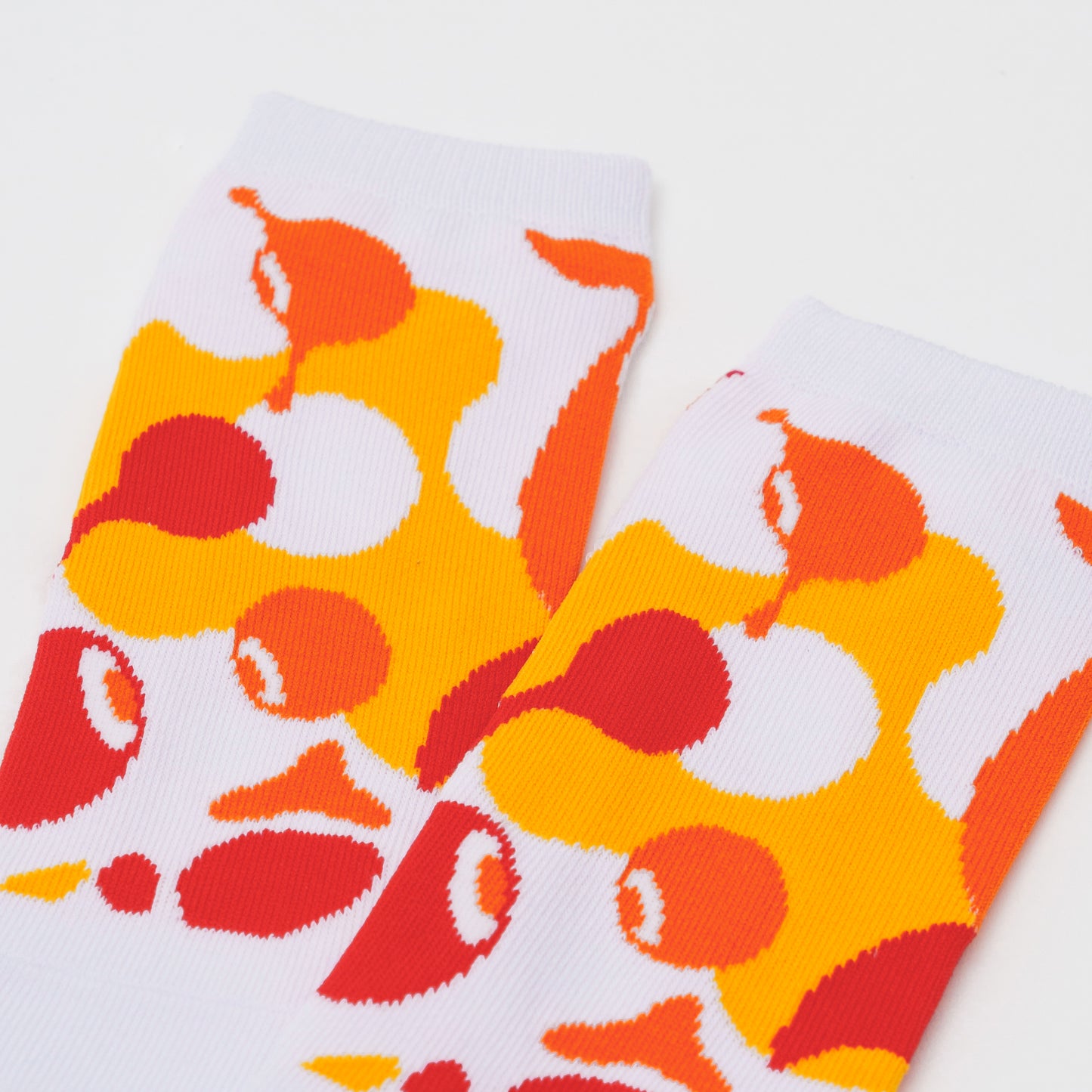 EXPO2025　ミャクミャク　ソックス　WORLD柄　オレンジ25-27cm　MENS