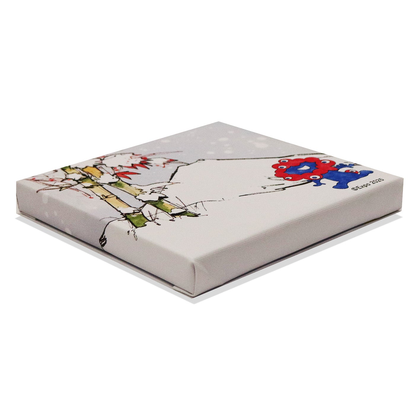 EXPO2025　ミャクミャク　キャンバスジクレー和シリーズ　「冬」SO号