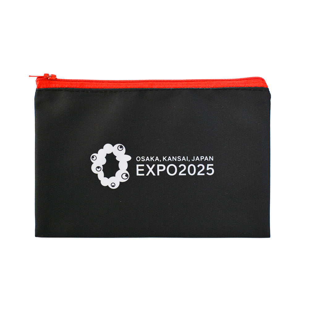 EXPO2025　ジッパーポーチ　EXPO2025　黒
