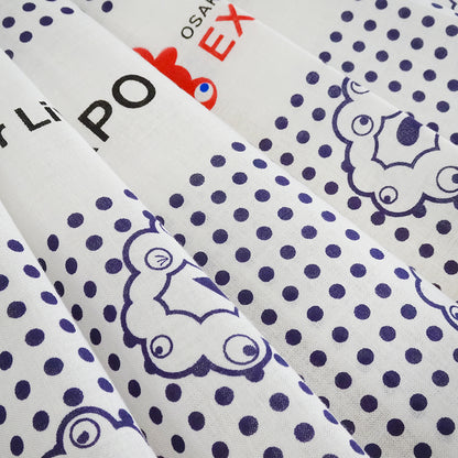 EXPO2025　ミャクミャク　ハチマキ手ぬぐい　豆絞り　