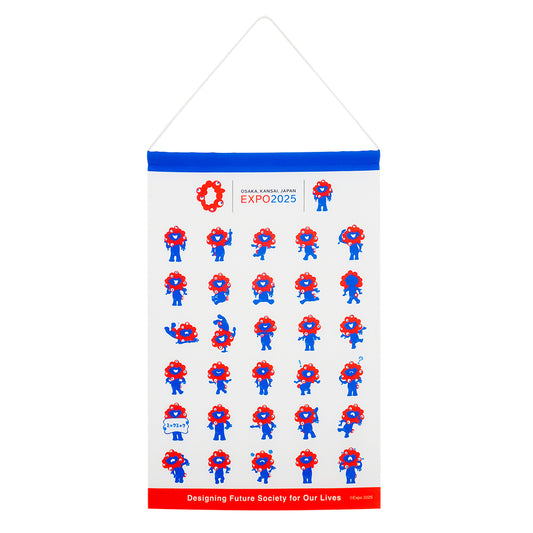 EXPO2025　ミャクミャク　タペストリー　各種ポーズ