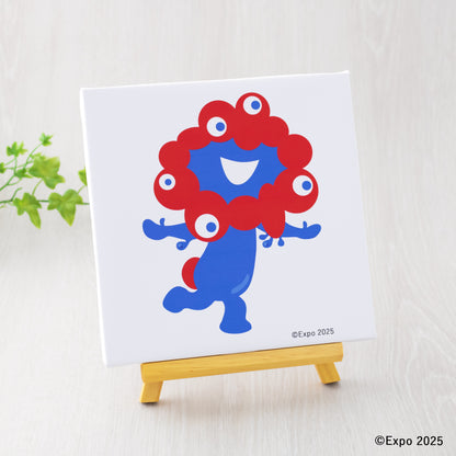 EXPO2025　ミャクミャク　キャンバスジクレー印刷　るんるんSO号