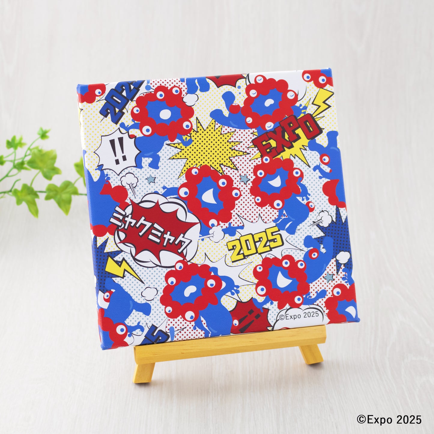 EXPO2025　ミャクミャク　キャンバスジクレー印刷　ポップアートSO号
